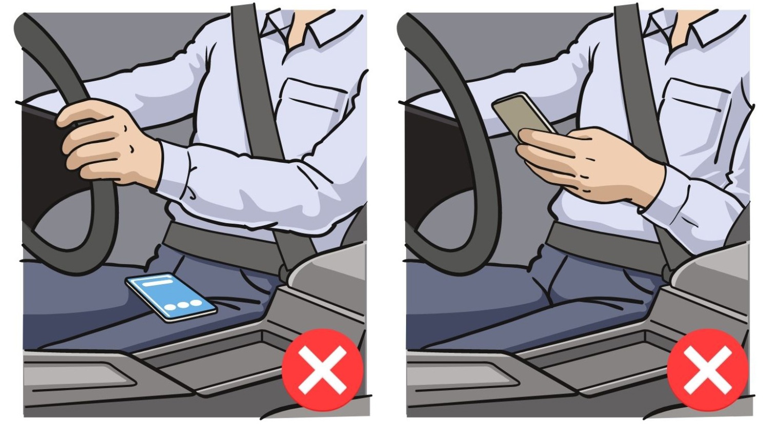Camera Detected Mobile Phone and Seat Belt Offences
